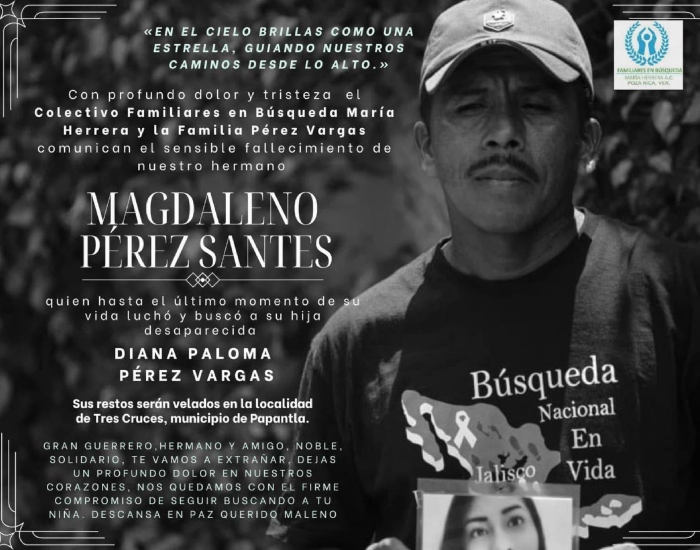 El buscador Magdaleno Pérez Santes fue brutalmente golpeado por la Policía Ministerial de Poza Rica, denunció el Colectivo María Herrera y exigió a los tres niveles de Gobierno dar justicia.