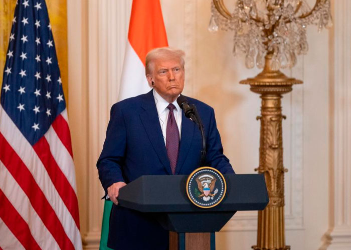 Donald Trump afirmó que no bromea sobre un tercer mandato presidencial