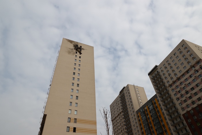 El ataque con drones de Ucrania sobre Moscú, capital de Rusia.