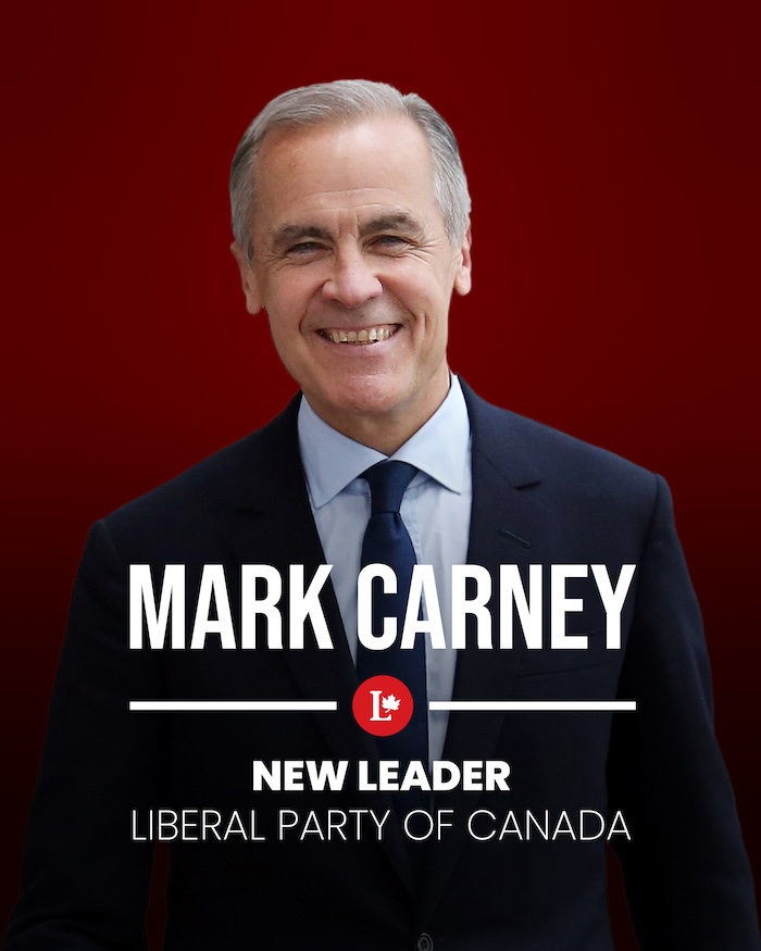 Mark Carney es el nuevo líder del Partido Liberal de Canadá.