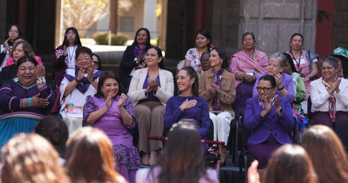 "No más violencia... ni un golpe más", dice Presidenta en el #8M y lanza más apoyos.