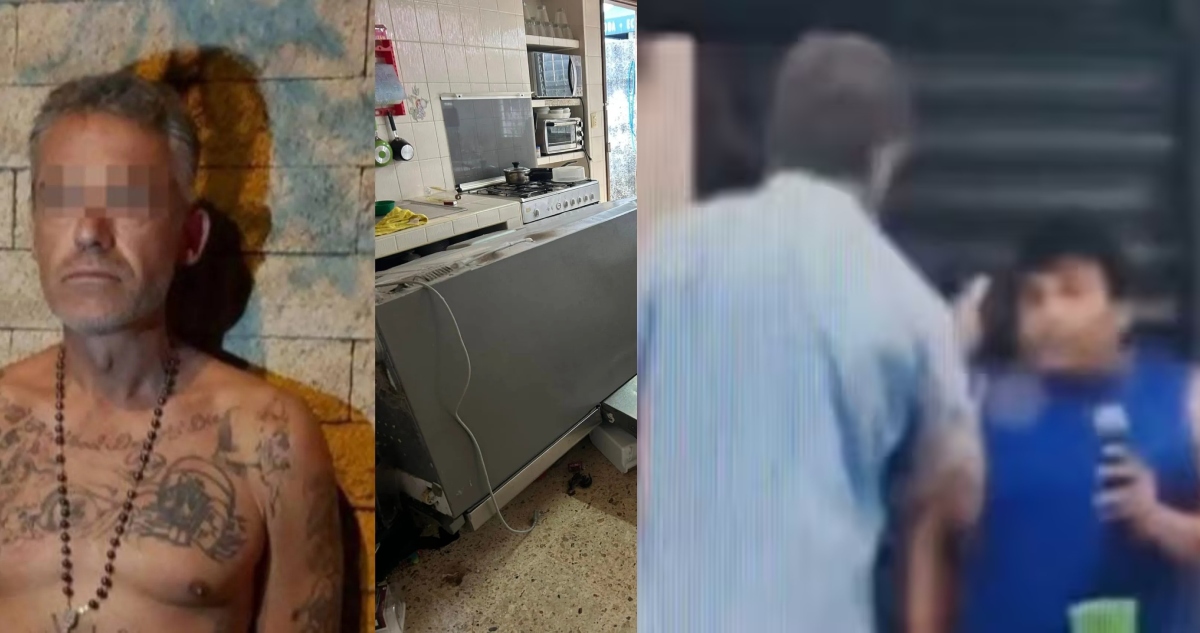 Violencia en Mérida: estadounidense vandaliza casa y otro corre a músico invidente.