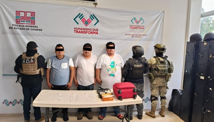 FGE detiene a Ataulfo López Flores, líder del Cártel Chiapas Guatemala.