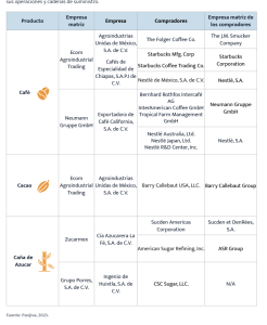 Las principales empresas en Chiapas.