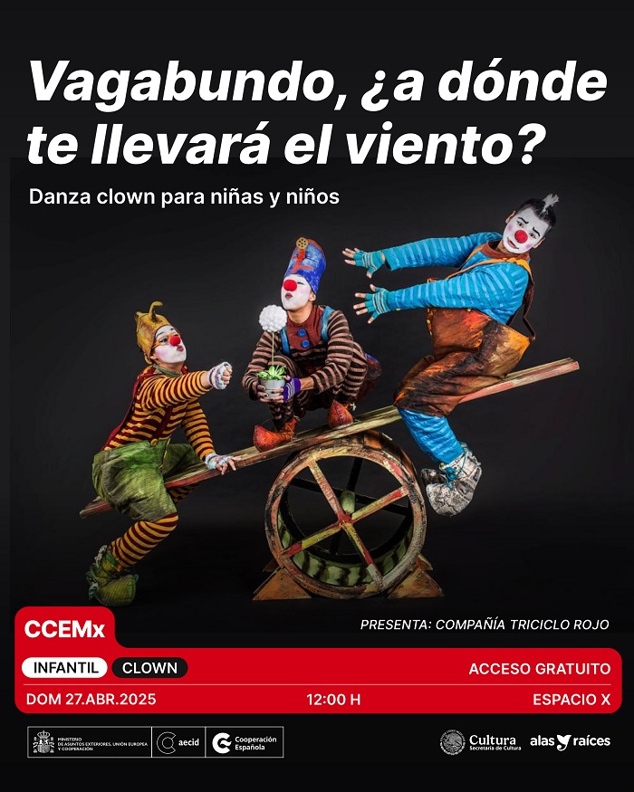 El Centro Cultural de España celebrará a las niñas y los niños con la obra “Vagabundo, ¿a dónde te llevará el viento?”.