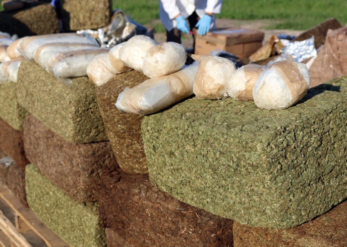 Drogra incautada en Reynosa.