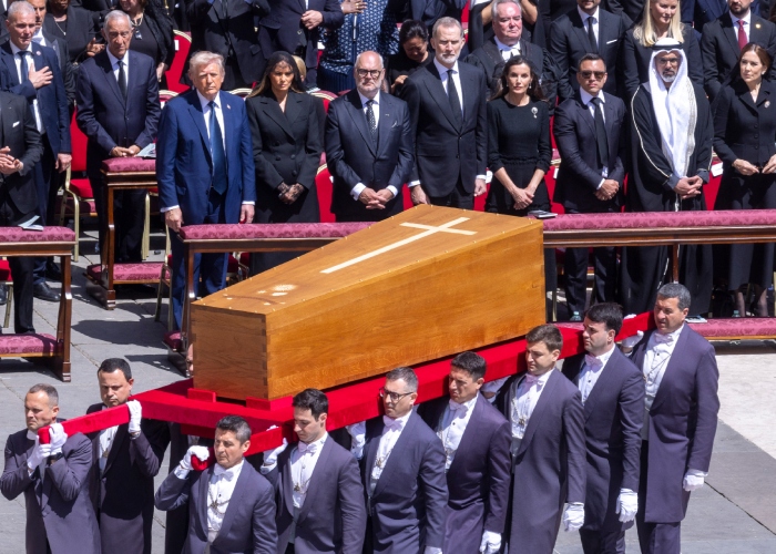 Entierro del Papa Francisco.