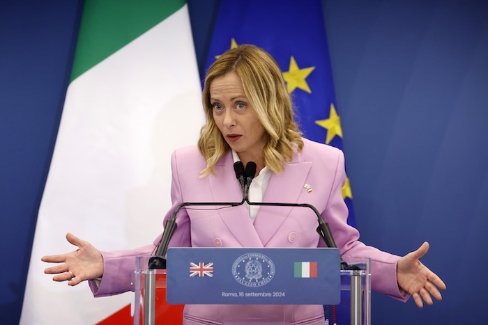 Giorgia Meloni, Primera Ministra de Italia.
