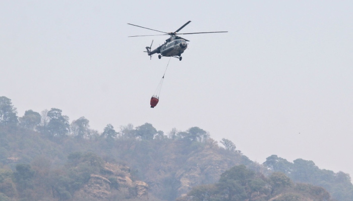 Incendios en el Tepozteco devastan más de mil hectáreas; Fuerzas Armadas los combaten.