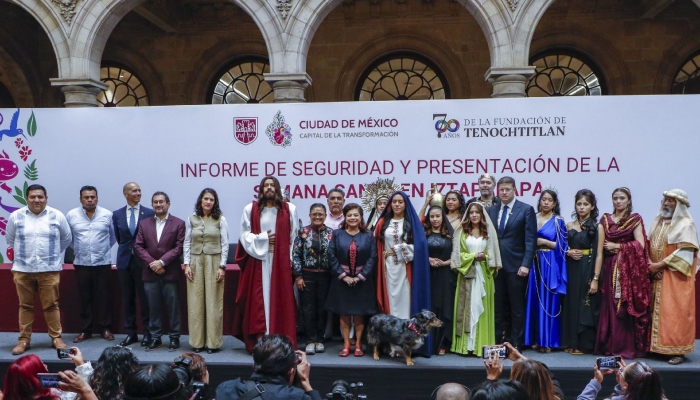 SSC desplegará mil 281 efectivos por obra de La Pasión de Cristo en Iztapalapa.