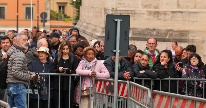 Miles de fieles se congregaron en la Basílica de Santa María la Mayor.