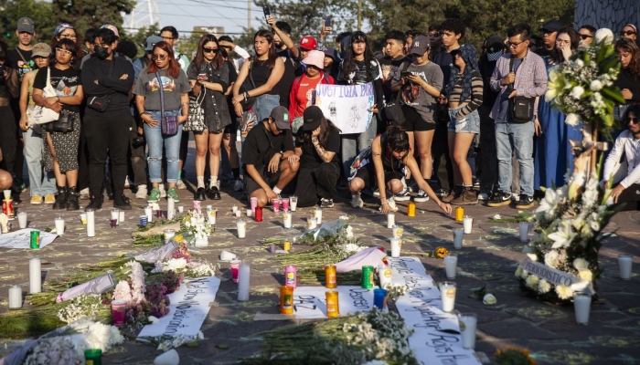 Protesta para exigir justicia por negligencia del Axe Ceremonia