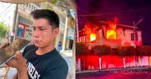 Sujetos agreden a comerciante en Tehuacán. Vecinos incendian su casa