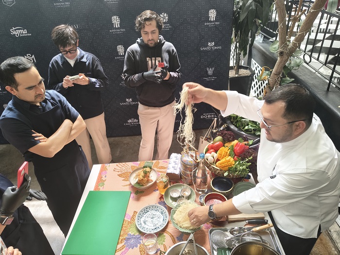 El chef Víctor Tufiño