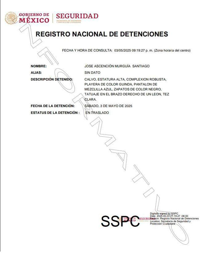 La FGR captura al Alcalde de Teuchitlán por presuntos nexos con el CJNG