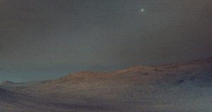 Marte tiene dos lunas, una de ellas es Deimos, mostrada por la NASA en esta foto.