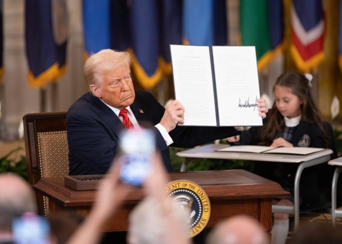 El Presidente de Estados Unidos, Donald Trump, ha asegurado que "no busca" un tercer mandato en las elecciones de 2028.