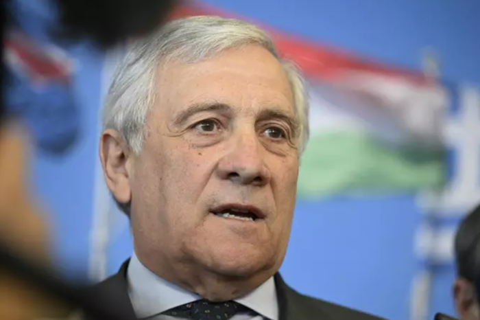 Antonio Tajani, Ministro de Exteriores de Italia.