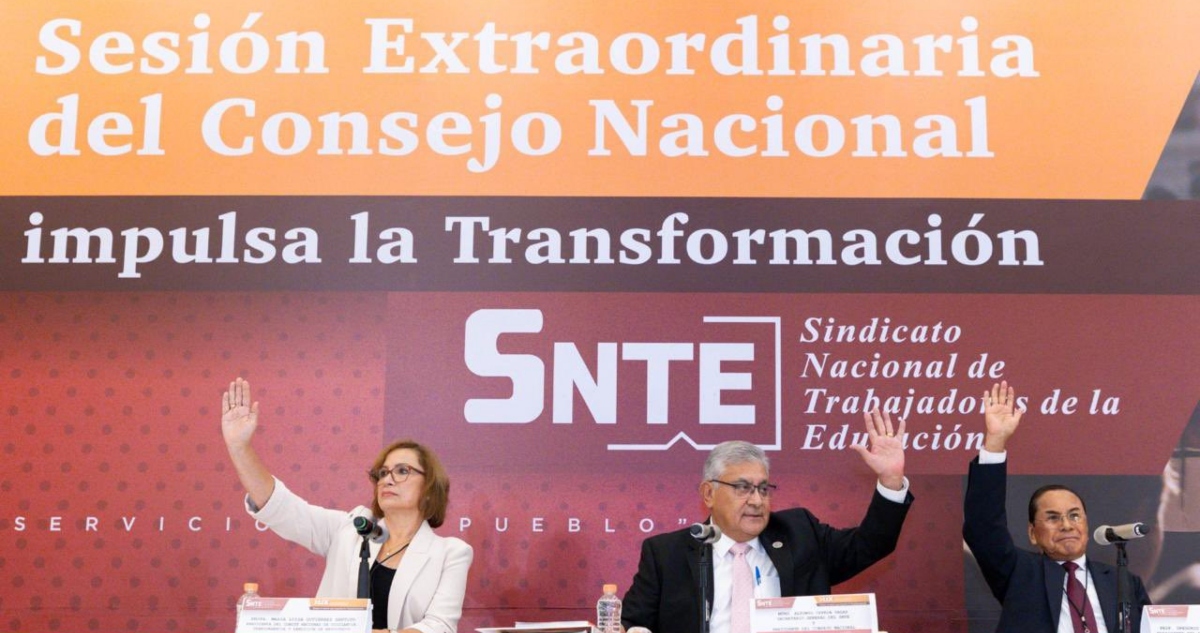 La SNTE defiende reforma de pensiones.