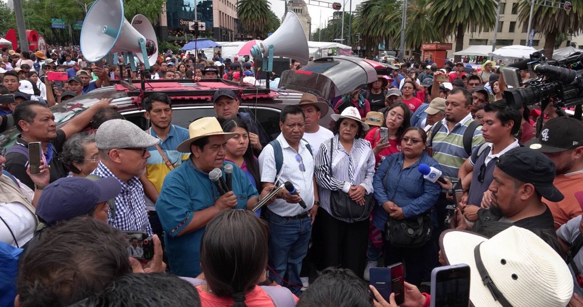 La CNTE rechaza propuestas del Gobierno Federal; analizarán documento de Gobernación.