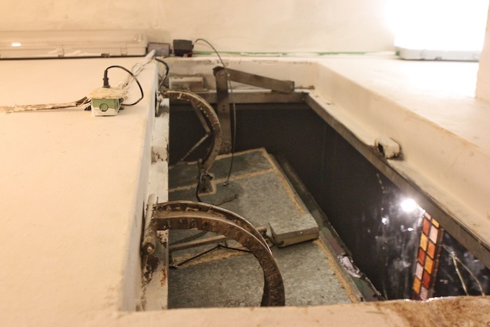 Un túnel por donde huyó Joaquín Guzmán Loera, mejor conocido como "El Chapo".