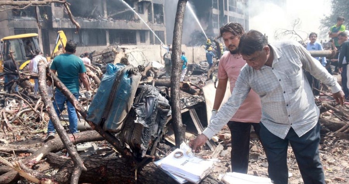 Accidente aéreo en India.
