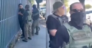 Video ¬ Agente de ICE pregunta a estadounidense en Los Ángeles en qué hospital nació.