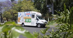 Vehículos de reparto eléctricos de Bimbo