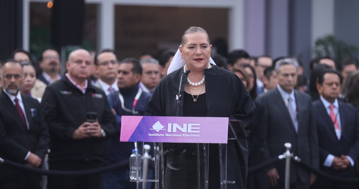 Guadalupe Taddei Zavala, Consejera presidenta del Instituto Nacional Electoral (INE), destacó que hoy no sólo se eligen personas, sino "el tipo de justicia que queremos para nuestro país".