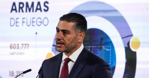 El Secretario de Seguridad Pública y Protección Ciudadana, Omar García Harfuch, presentó el informe de seguridad en la "mañanera del pueblo" de este martes.