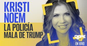 La Secretaria de Seguridad Nacional de Estados Unidos, Kristi Noem es la responsable de implementar la política antiinmigrante de Donald Trump.