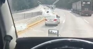 Conductor resulta herido durante un intento de asalto en la México-Puebla