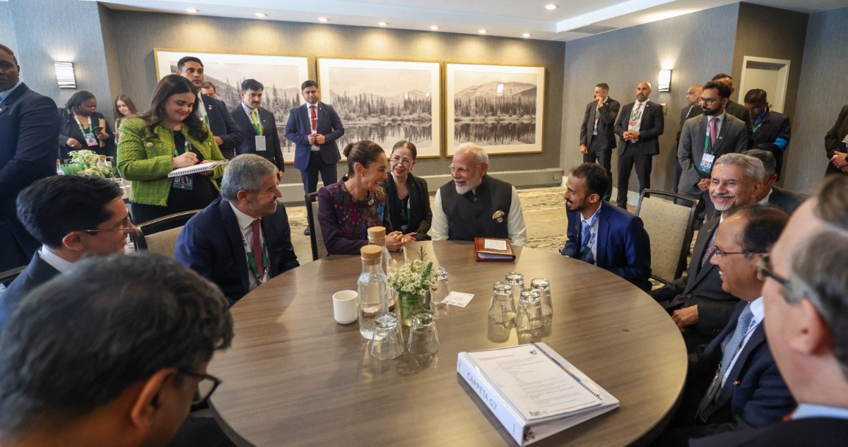 Sheinbaum en la cumbre del G7.