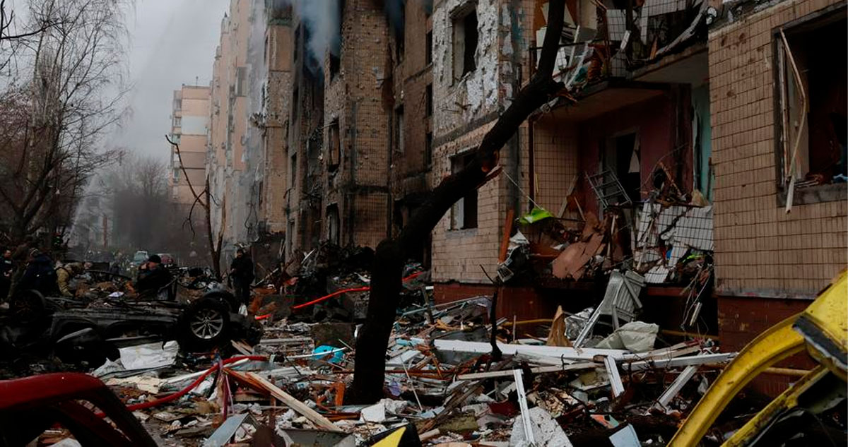 Ucrania denuncia ataque con 107 drones rusos