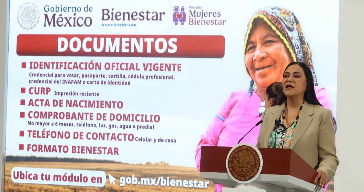 La Pensión Mujeres Bienestar abrirá un nuevo periodo de registro a partir del próximo viernes 1 de agosto para todas las mexicanas de 60 a 64 años de edad.
