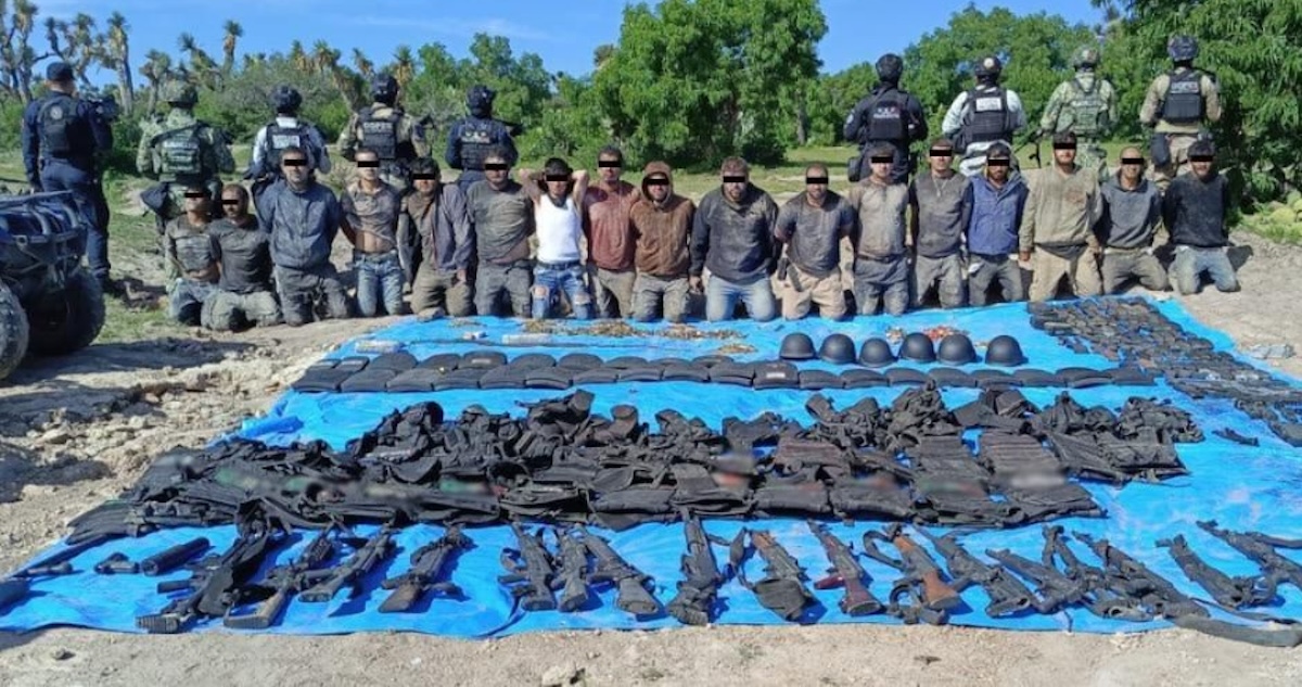 Fuerzas de Seguridad llevaron a cabo un operativo para desmantelar un campamento del crimen en Aguascalientes, lo que desató una ola de violencia en el estado.