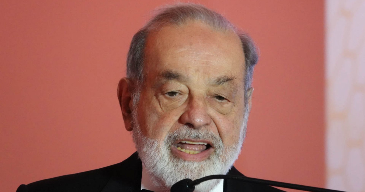 El empresario e ingeniero Carlos Slim Helú recibió el Premio Italia México por parte de la Cámara de Comercio Italia en el Museo Soumaya.