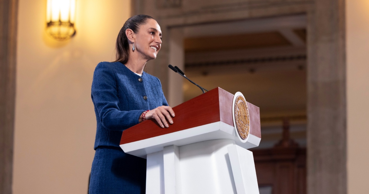 La Presidenta Claudia Sheinbaum condenó los actos de vandalismo registrados en las instalaciones de la UNAM durante la segunda marcha contra la gentrificación.