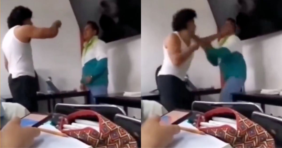 Un estudiante de una universidad de Hidalgo atacó a golpes a un profesor dentro de un aula, supuestamente debido a que el docente se había burlado de él.