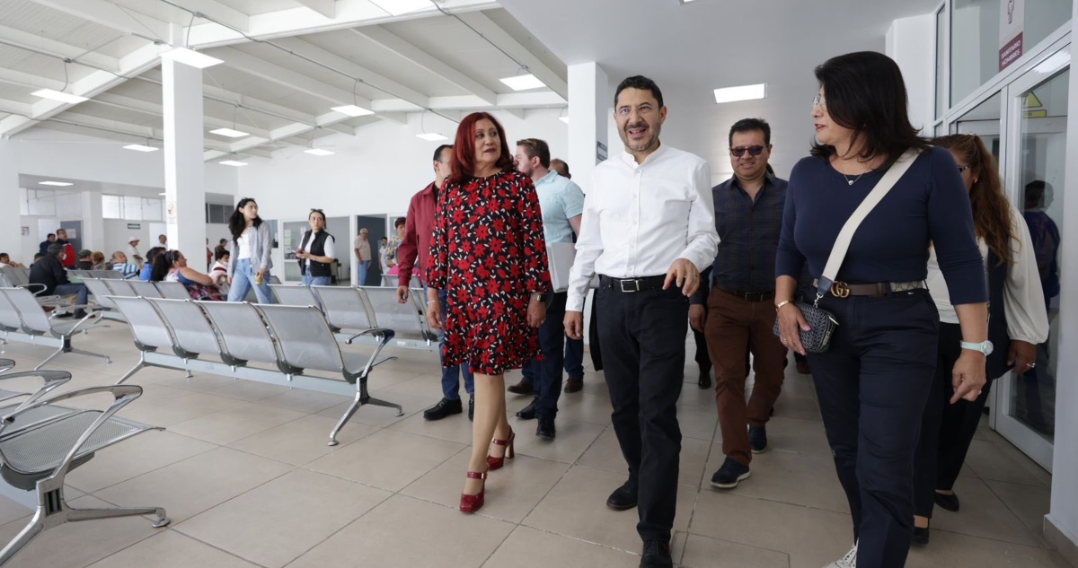 Batres supervisa obras del ISSSTE para mejorar servicios de salud en Tecámac, Edomex
