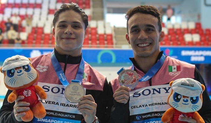 La delegación mexicana de clavados sigue cosechando éxitos durante su participación en el Campeonato Mundial de Deportes Acuáticos Singapur 2025.