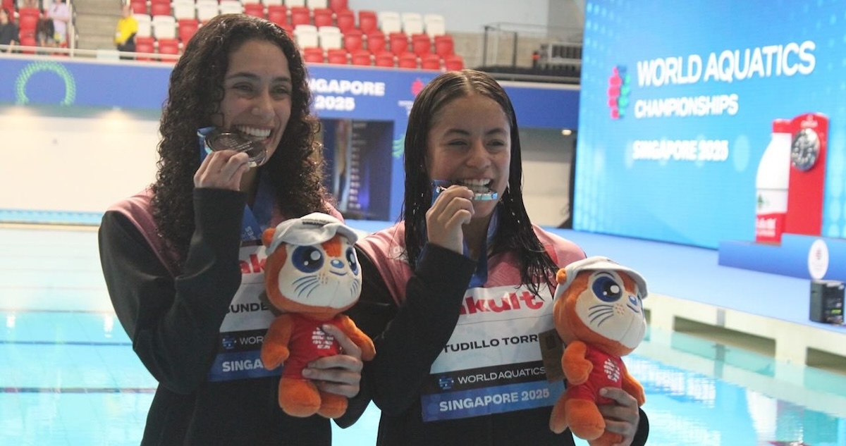 La delegación mexicana de clavados sigue cosechando éxitos durante su participación en el Campeonato Mundial de Deportes Acuáticos Singapur 2025.