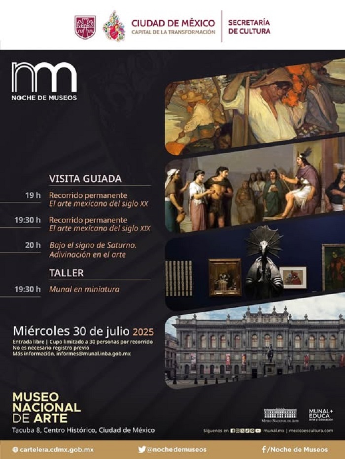 Noche de museos julio 2025