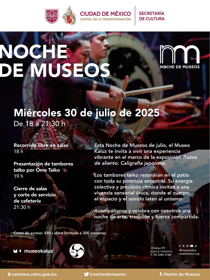 Noche de museos julio 2025