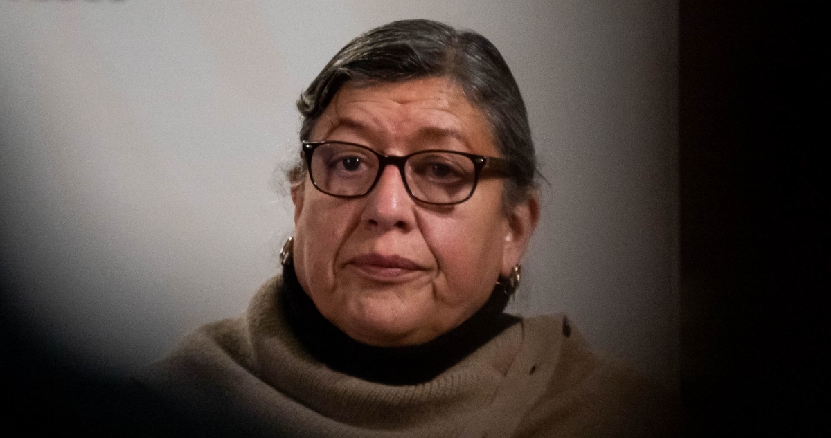 Teresa Guadalupe Reyes Sahagún, la hasta ahora Comisionada Nacional de Búsqueda (CNB).