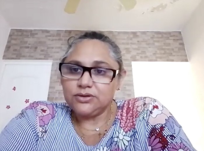 Liz Rodríguez, madre de Susan Saravia, víctima de abuso sexual.