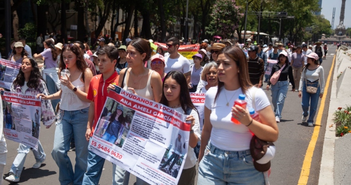 Marchan por Ana Ameli en CdMx.