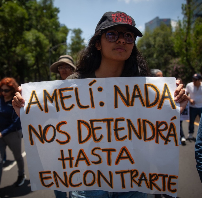 Marchan por Ana Ameli en CdMx.