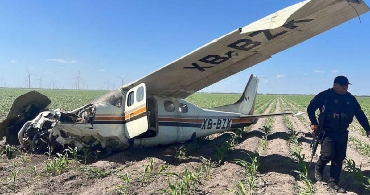 Una avioneta se desplomó la tarde de este viernes en el municipio de Reynosa, Tamaulipas, dejando un saldo de una persona fallecida y otra más herida.
