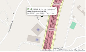 El epicentro del microsismo de este martes en la Alcaldía Álvaro Obregón, CdMx.